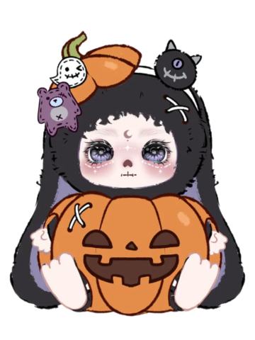 南瓜骷髅兔节日特别款