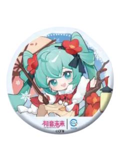 初音未来(徽章)-初音未来雪映红梅Q版手办特典
