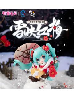 初音未来雪映红梅Q版手办特典