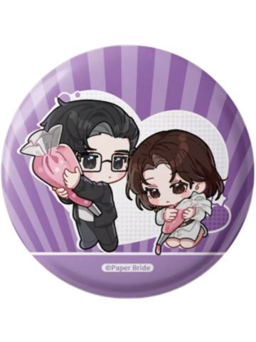 崔婉莺&张辰瑞-四时之约系列马口铁徽章