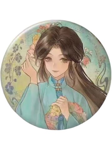 祝小红-花朝晴光系列徽章