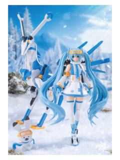 初音未来系列拼装模型 雪未来