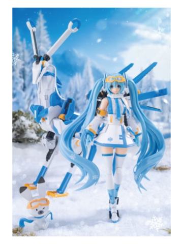 初音未来系列拼装模型 雪未来