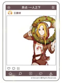 王震球-圣诞系列人物合影卡
