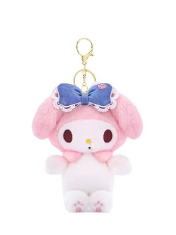 牛仔草莓美乐蒂挂件