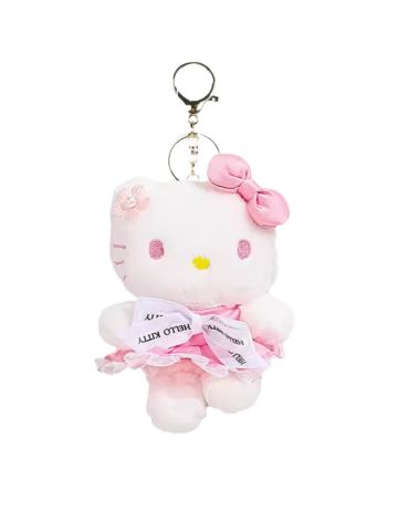 粉色花朵kt挂件