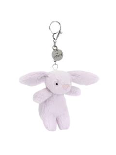 害羞薰衣草邦尼兔毛绒挂件