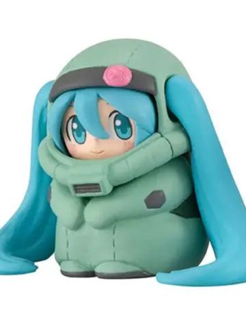 初音 扎古 坐姿绿色款