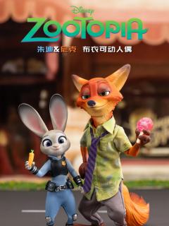 朱迪&尼克布衣可动人偶
