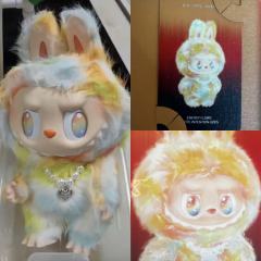 labubu中娃”rock“路透来啦！
五彩缤纷毛茸茸的手感