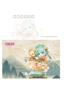 初音未来(明信片)-桂阙天香初音未来Q版手办特典