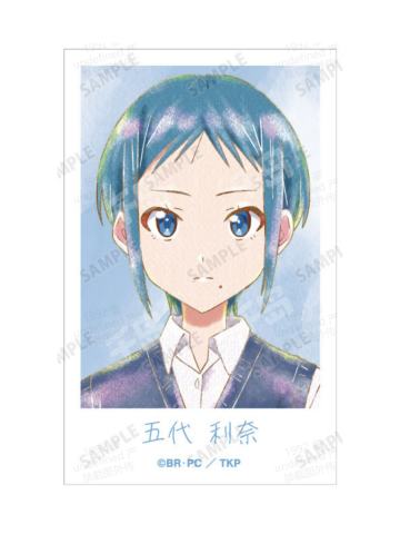 五代利奈A-AMNIBUS水彩公式服插画卡