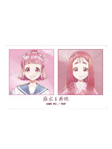 音无麻衣&寿桃-AMNIBUS水彩公式服插画卡