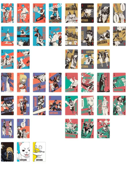 银魂展原画扑克| 银魂- 纸片｜千岛