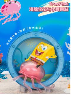 海绵宝宝与水母同游