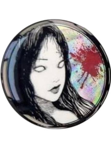 川上富江E-狂热系列角色双闪徽章