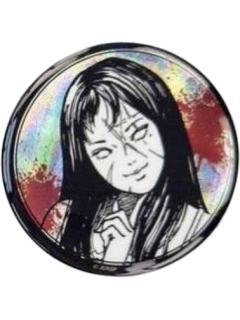 川上富江A-狂热系列角色双闪徽章