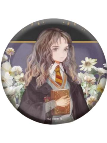 赫敏·格兰杰(基础款)-水彩文艺风马口铁吧唧