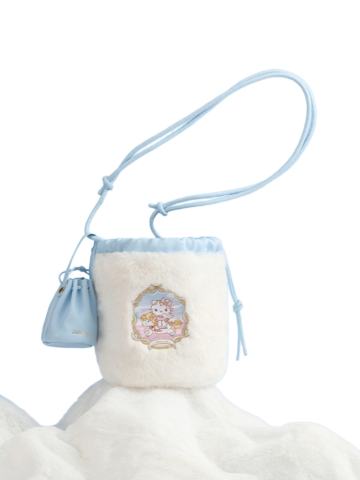 三丽鸥家族小飞马系列-毛绒斜挎母子包
