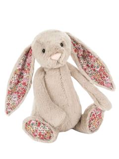 花布邦尼兔米色红花耳-Medium-资料图