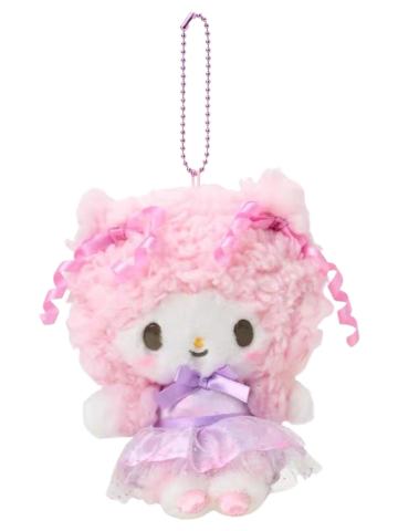 双蝴蝶结紫色必爱诺挂件