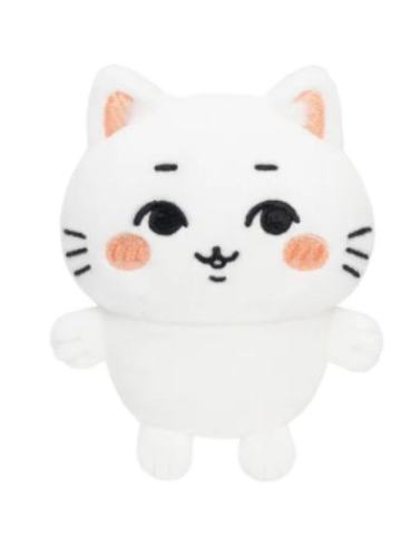 白猫迷你坐姿玩偶-突然变得很强系列