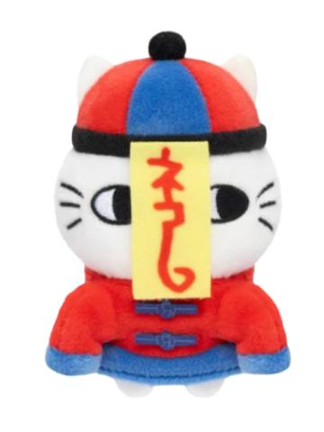 僵尸猫迷你坐姿玩偶-突然变得很强系列