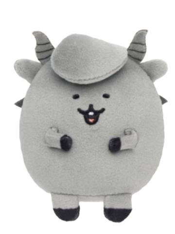 双角兽迷你坐姿玩偶-突然变得很强系列