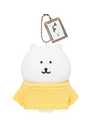 毛衣自嘲熊毛绒挂件