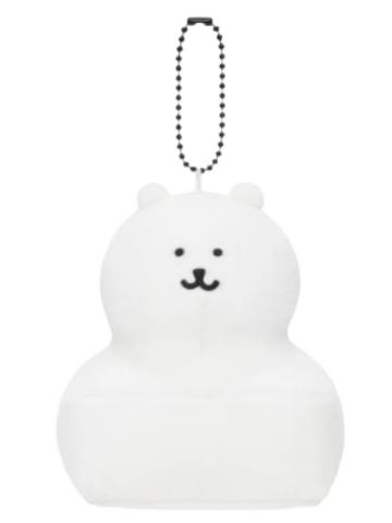 年糕自嘲熊毛绒挂件