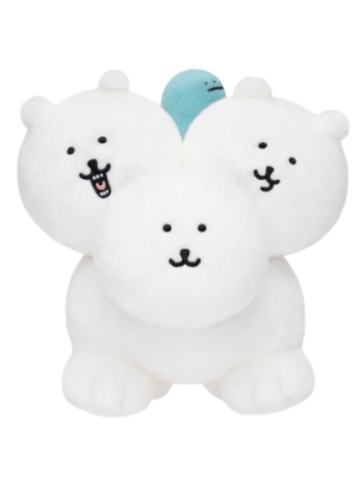 地狱三头熊毛绒玩偶