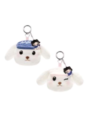 K-毛绒徽章挂件随机款